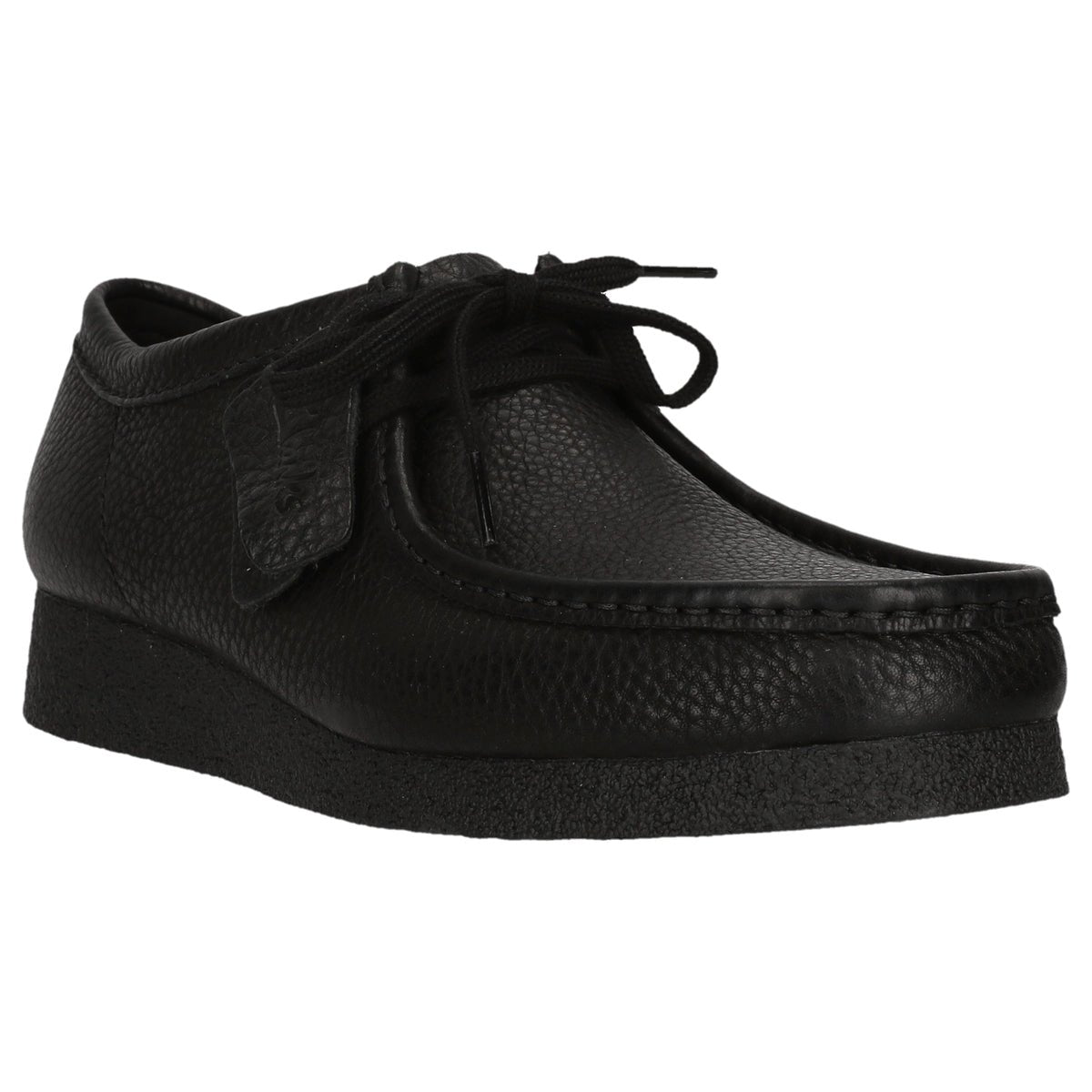 Clarks WallabeeEVO G Black Leather - Supermen.dk