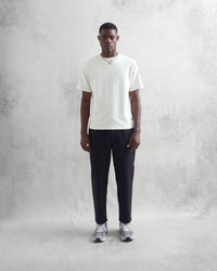 Dean - Ecru Textured Organic Cotton T-Shirt - Supermen.dk