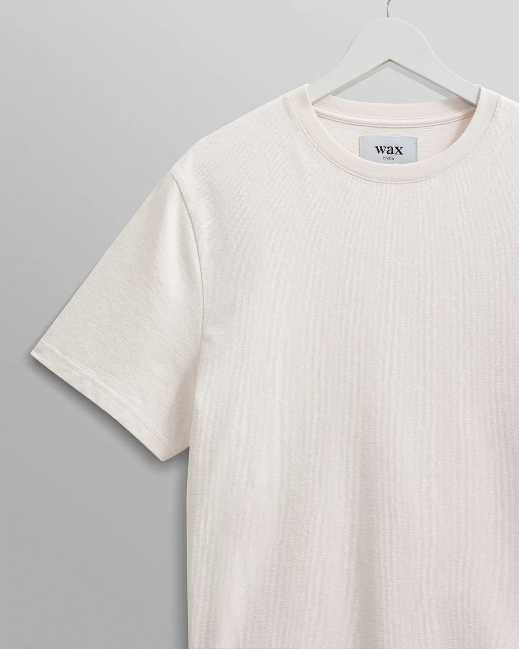 Dean - Ecru Textured Organic Cotton T-Shirt - Supermen.dk