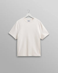 Dean - Ecru Textured Organic Cotton T-Shirt - Supermen.dk