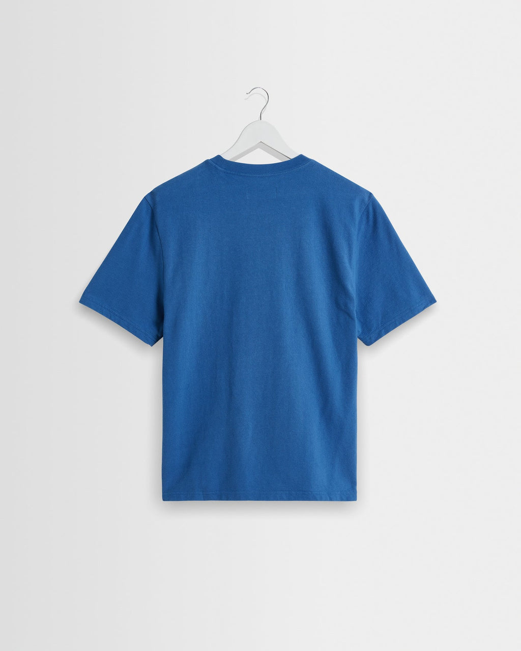 Wax London Dean Textured T-Shirt - French Blue