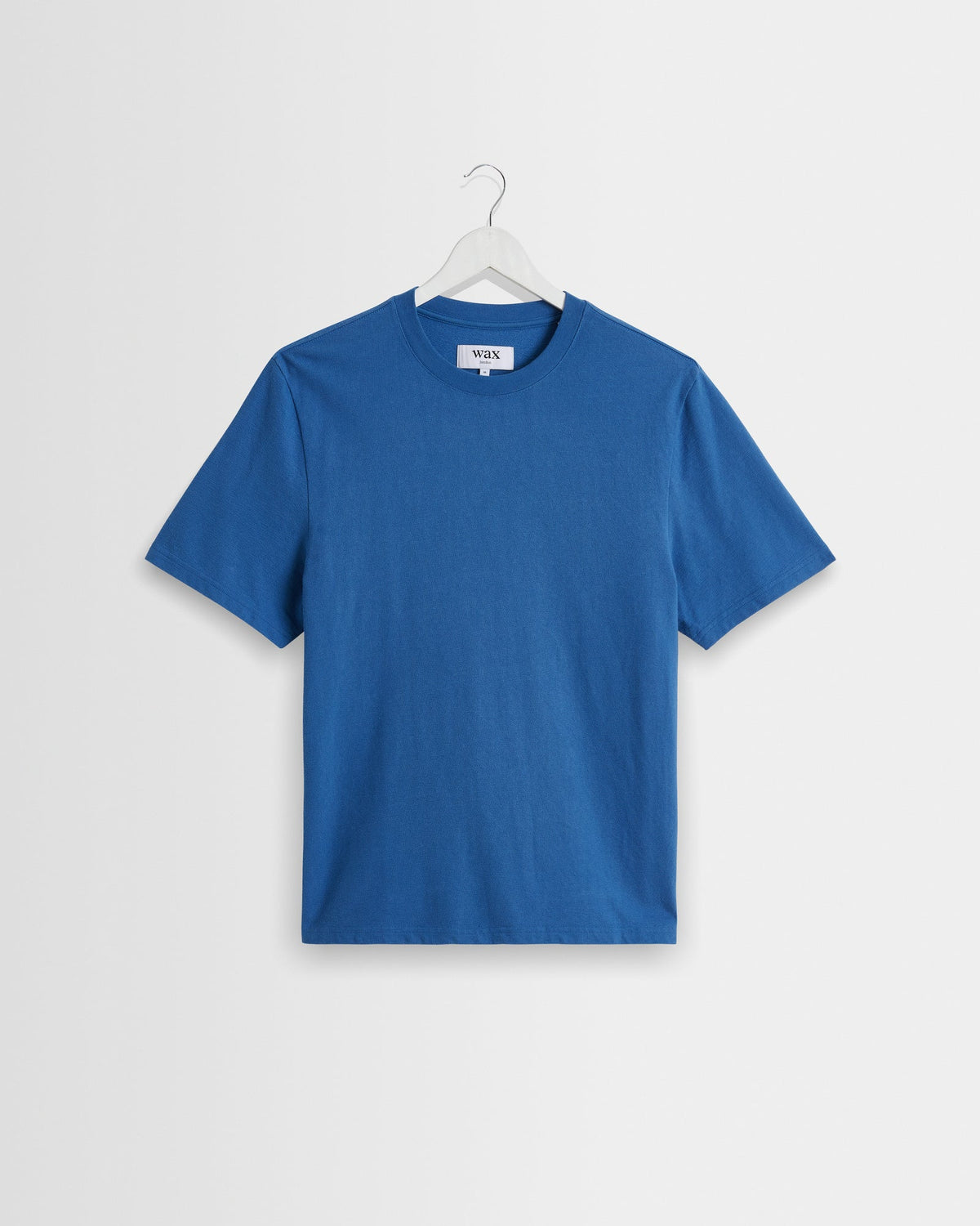 Wax London Dean Textured T-Shirt - French Blue