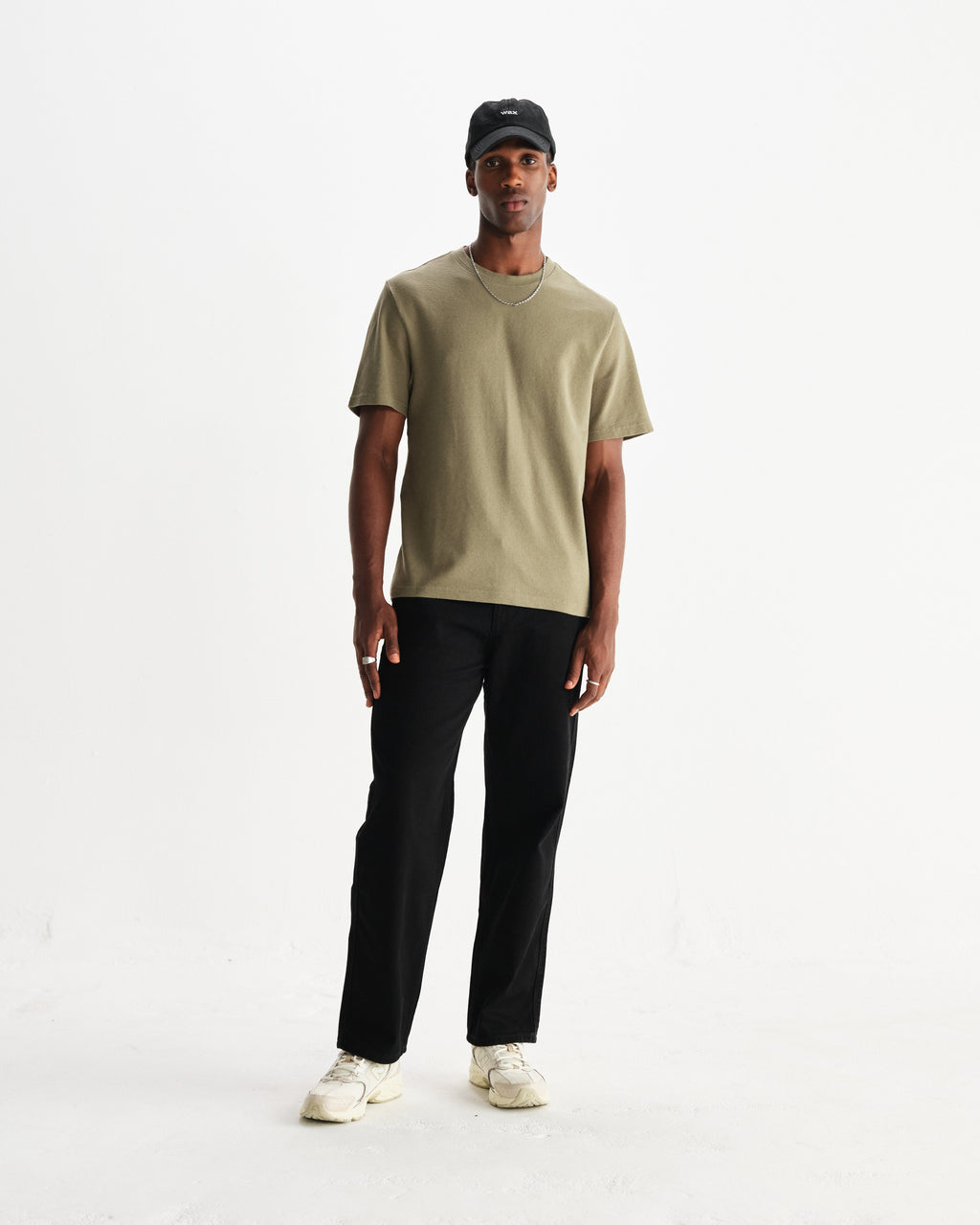 Wax London Dean Textured T-Shirt - Green