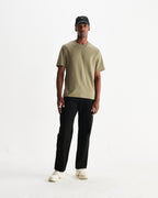 Wax London Dean Textured T-Shirt - Green