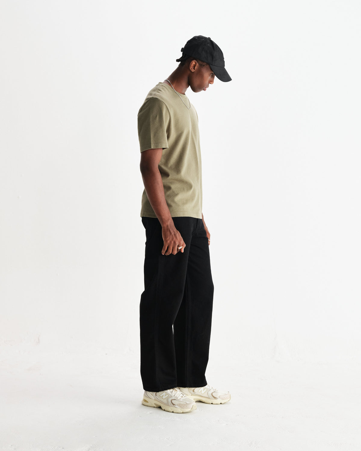 Wax London Dean Textured T-Shirt - Green