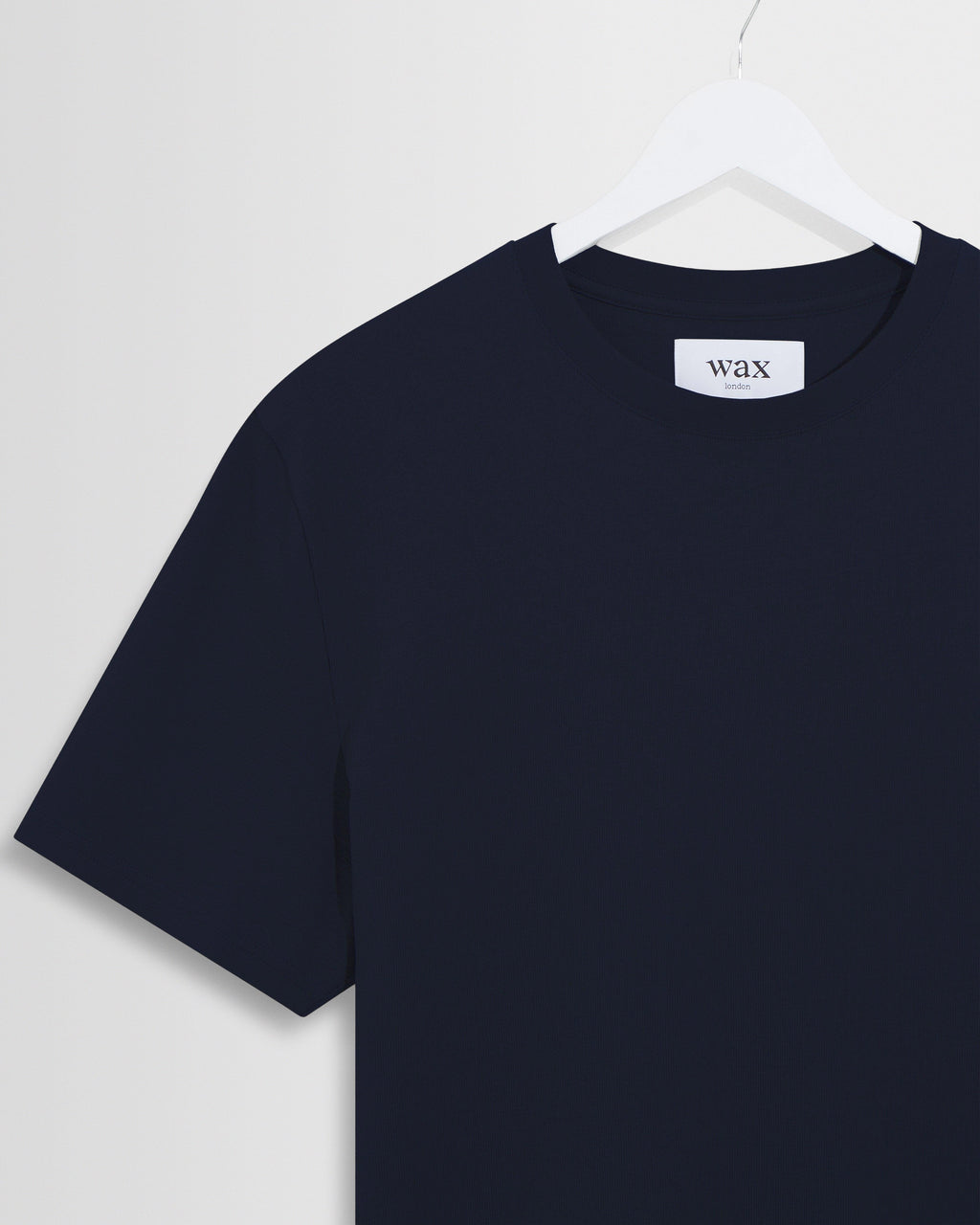 Wax London Dean Textured T-Shirt - Navy