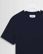 Wax London Dean Textured T-Shirt - Navy