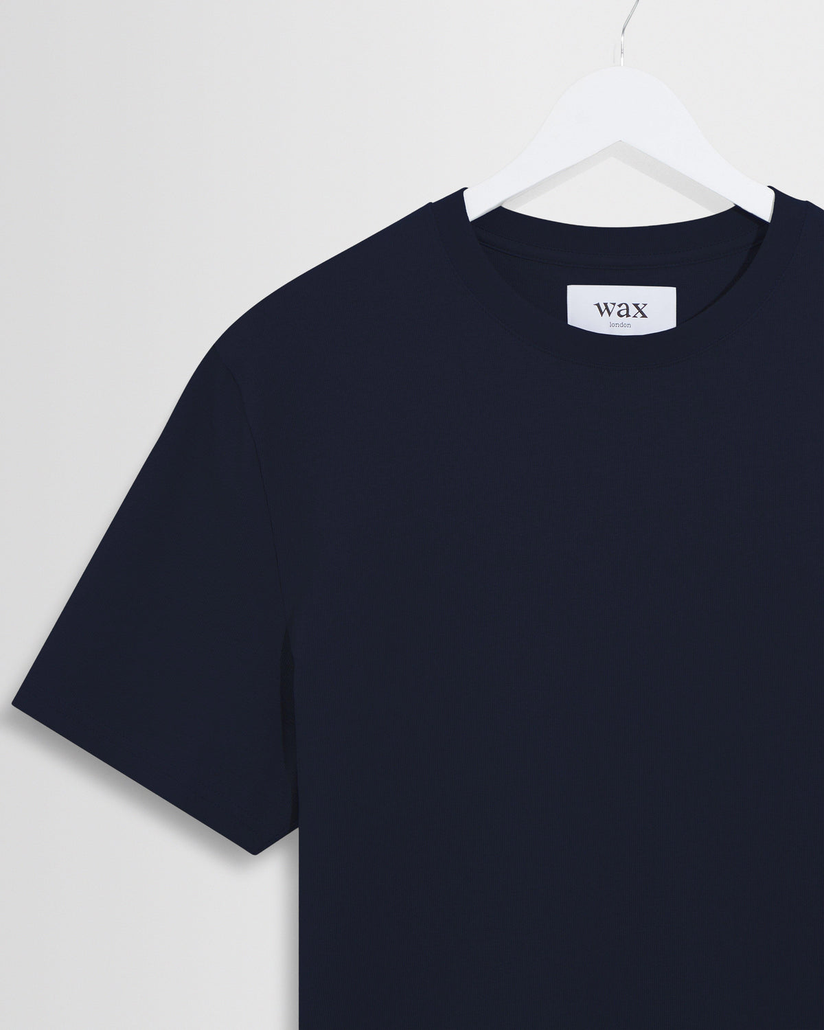 Wax London Dean Textured T-Shirt - Navy