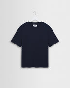 Wax London Dean Textured T-Shirt - Navy