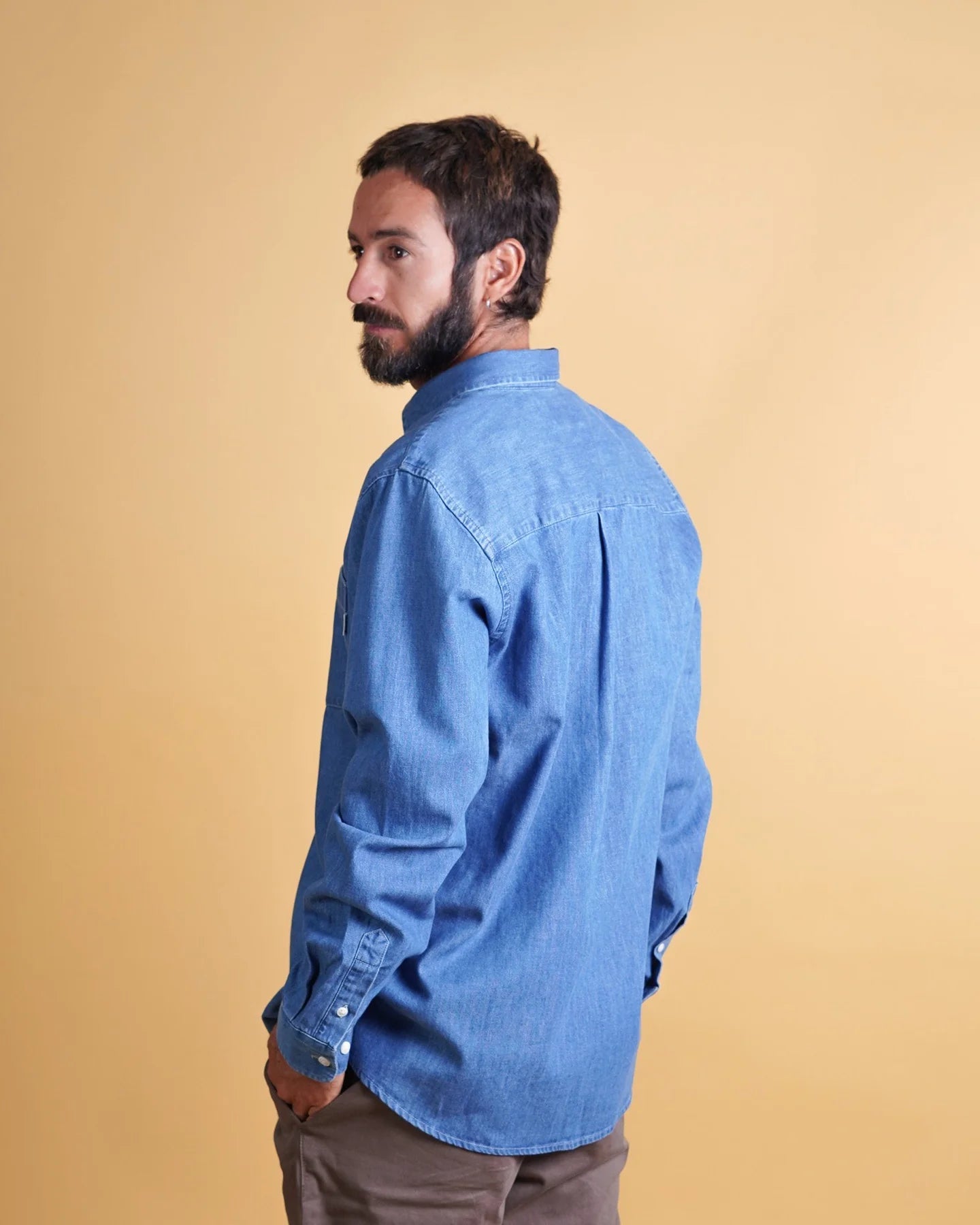 ELSK CHAMBRAY MEN'S BD SHIRT - Supermen.dk