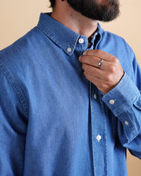 ELSK CHAMBRAY MEN'S BD SHIRT - Supermen.dk