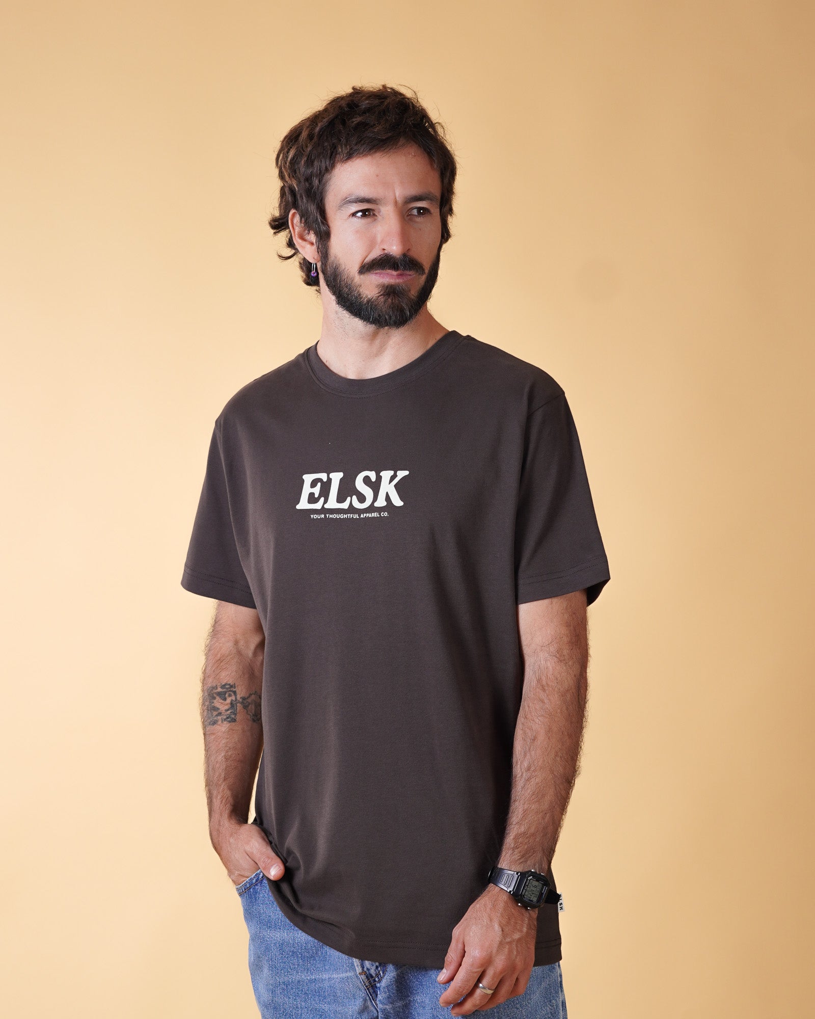 ELSK ECHO MEN'S BRUSHED T - SHIRT - Supermen.dk