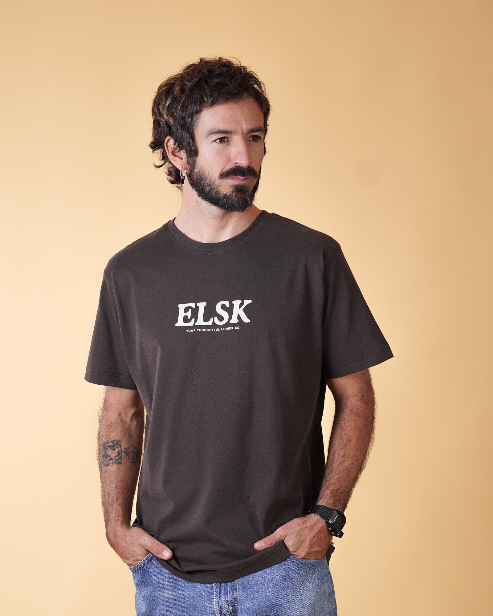 ELSK ECHO MEN'S BRUSHED T - SHIRT - Supermen.dk