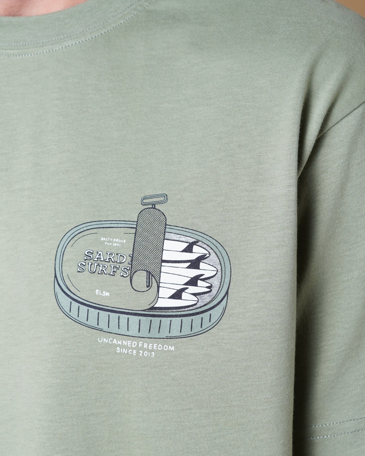 ELSK FREEDOM CH MEN'S BRUSHED T - SHIRT - Supermen.dk