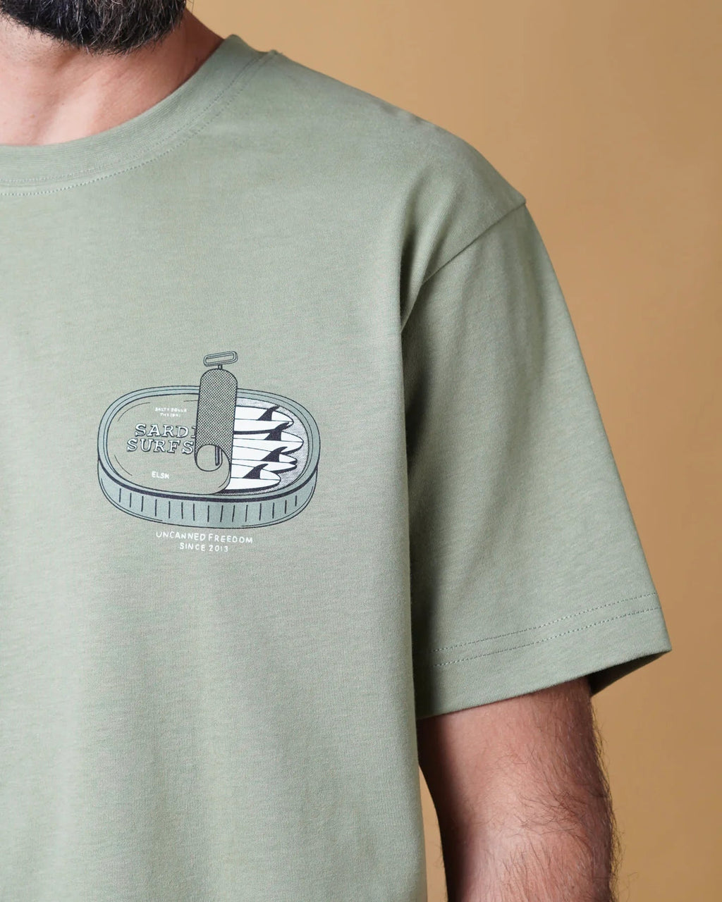 ELSK FREEDOM CH MEN'S BRUSHED T - SHIRT - Supermen.dk