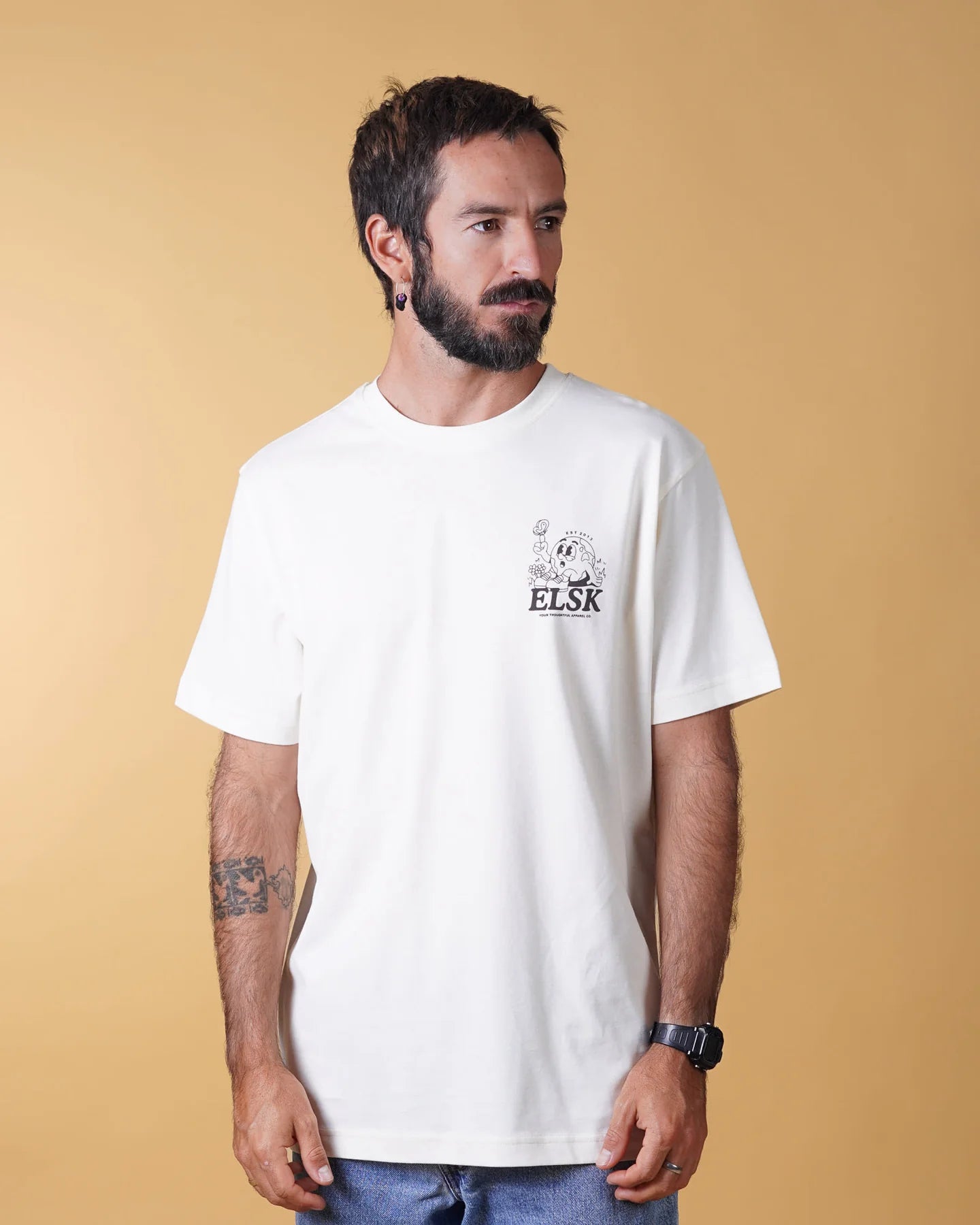 ELSK HARMONY CH MEN'S BRUSHED T - SHIRT - Supermen.dk