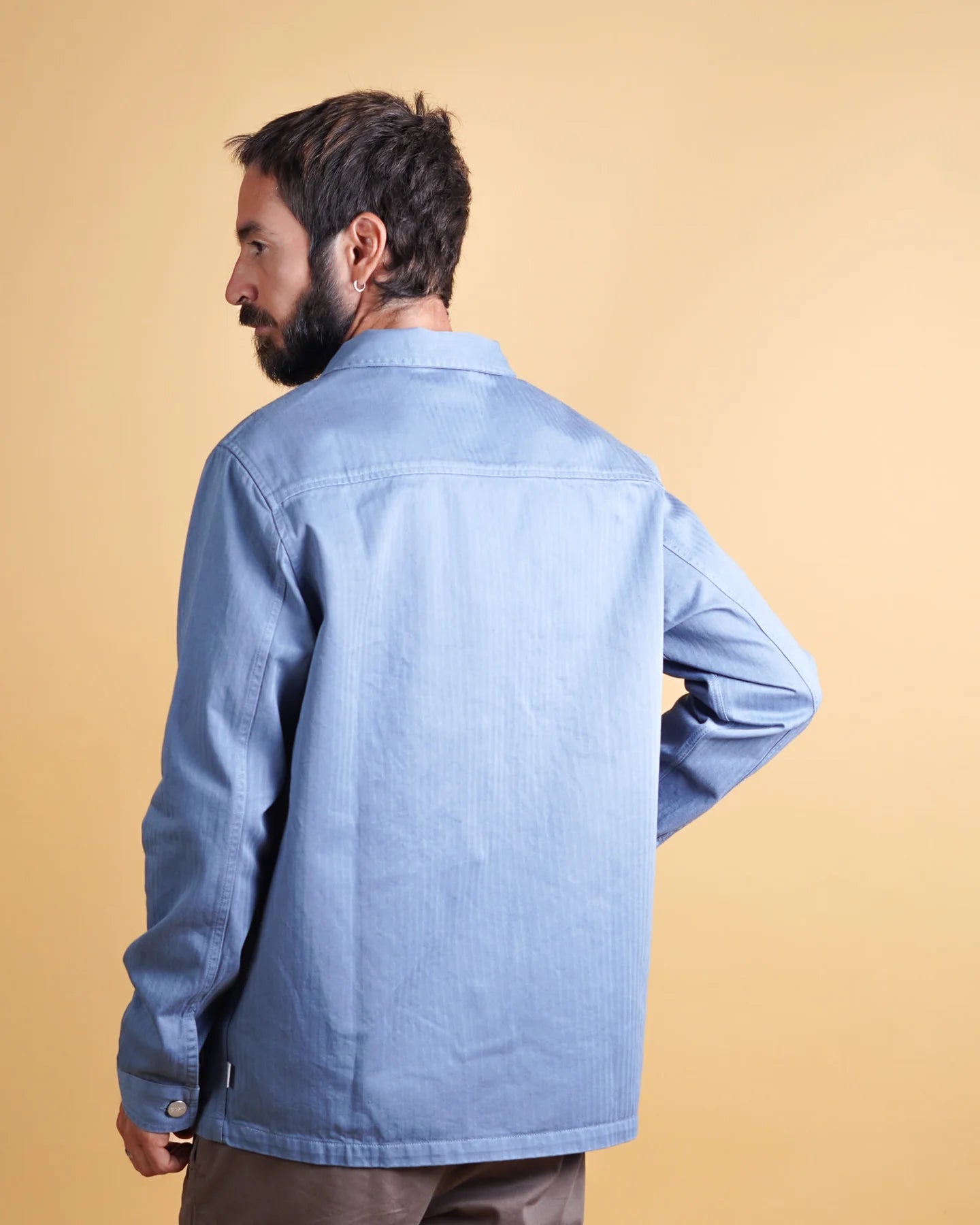 ELSK KILIAN MEN'S HERRINGBONE OVERSHIRT SB - Supermen.dk