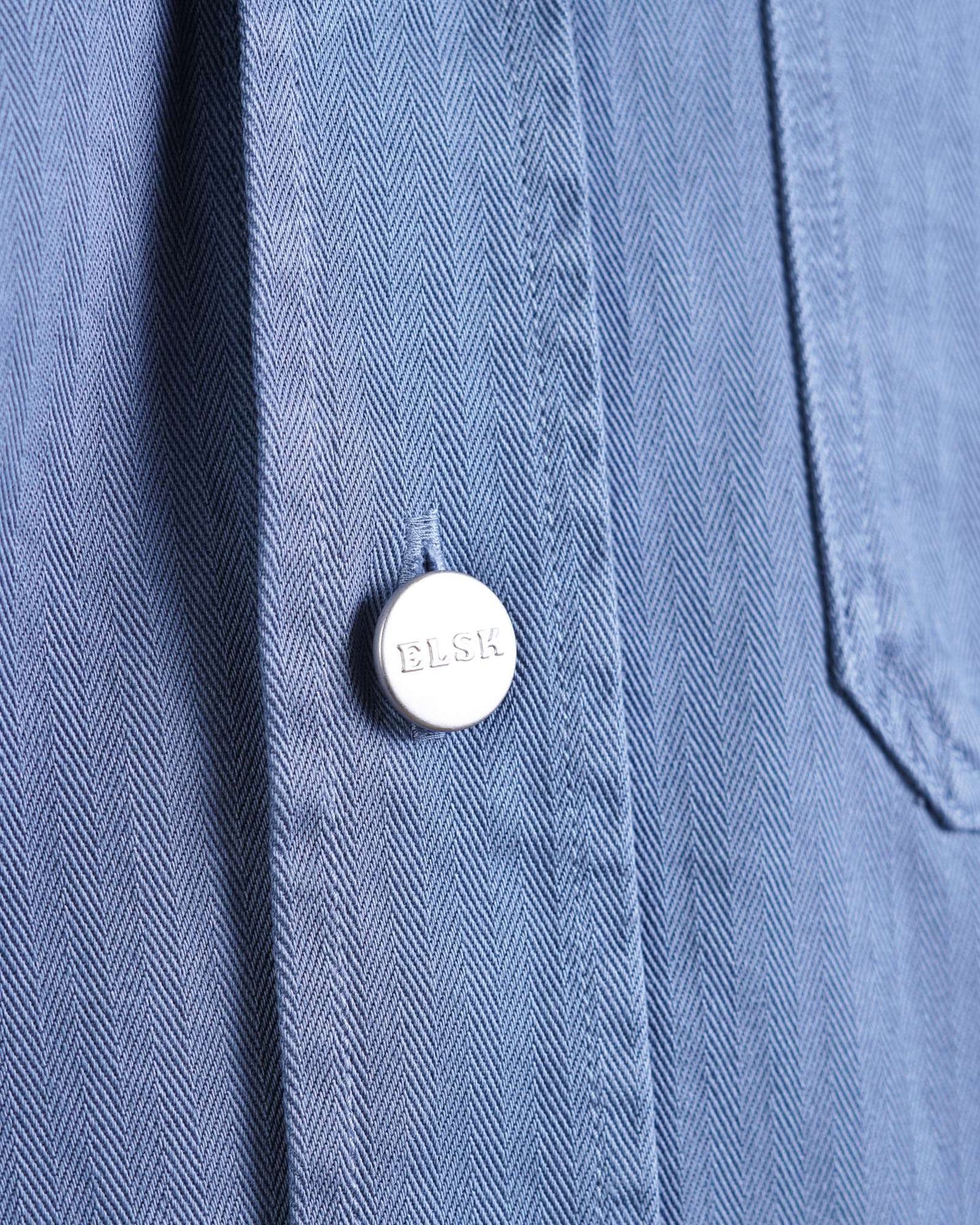 ELSK KILIAN MEN'S HERRINGBONE OVERSHIRT SB - Supermen.dk