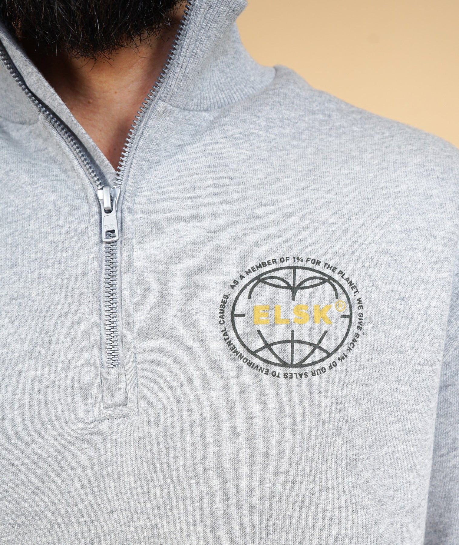 ELSK STATEMENT GLOBE CH MEN'S HALFZIP - Supermen.dk
