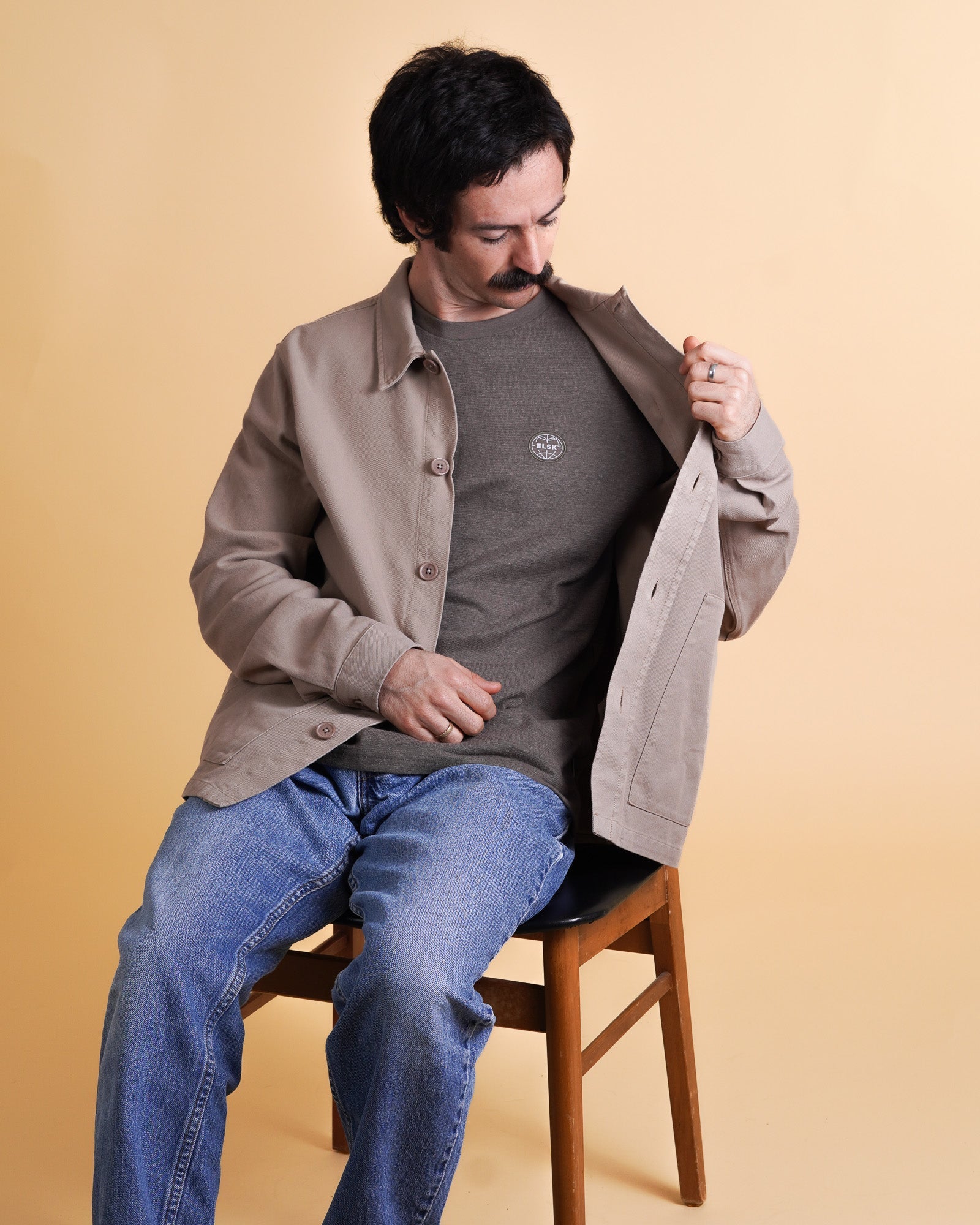 ELSK TWILL MEN'S OVERSHIRT - Supermen.dk