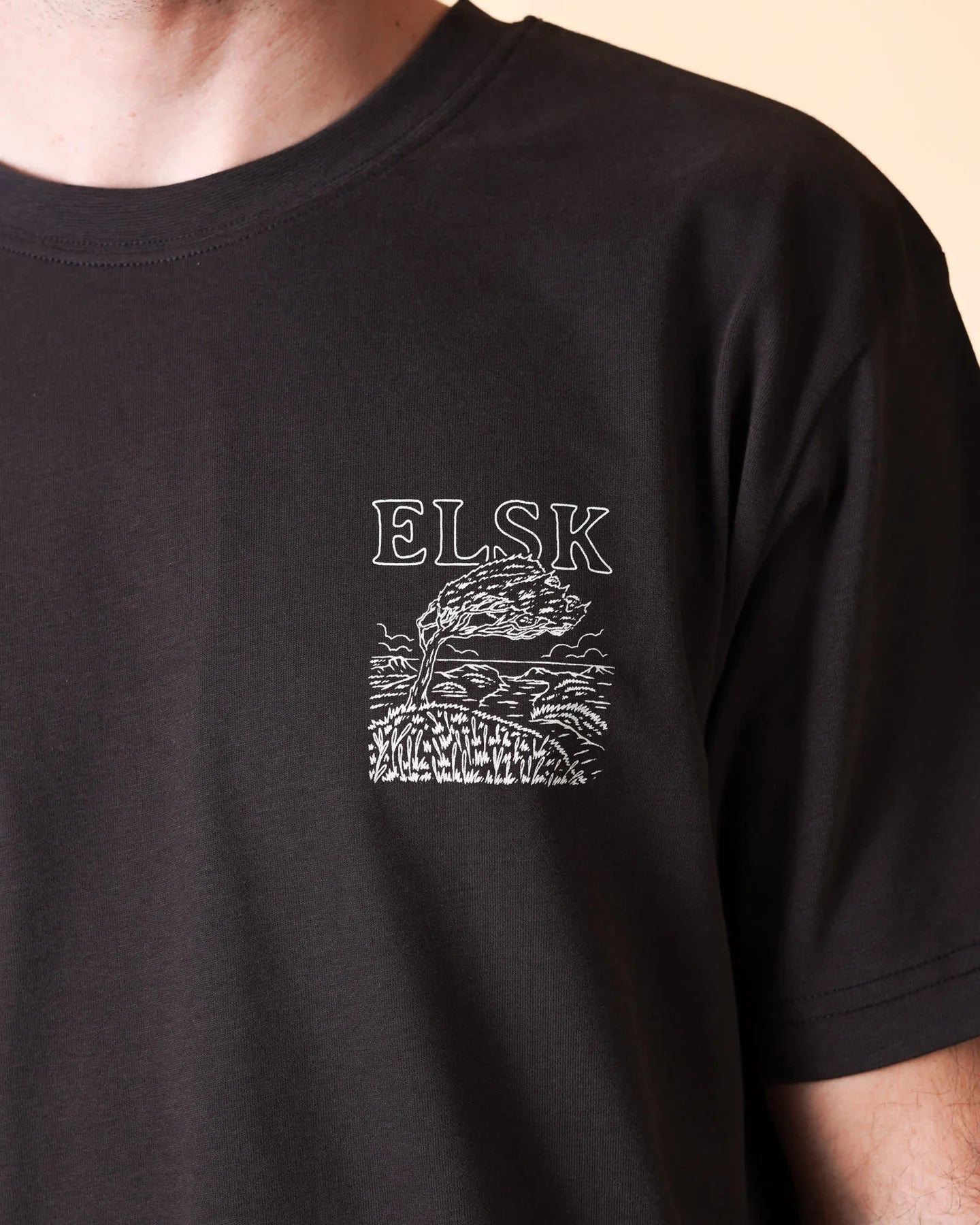 ELSK WIND CH MEN'S BRUSHED T - SHIRT - Supermen.dk