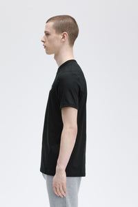 Fred Perry M3519 Ringer T-Shirt Black - Supermen.dk
