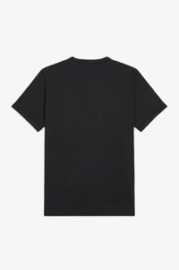 Fred Perry M3519 Ringer T-Shirt Black - Supermen.dk