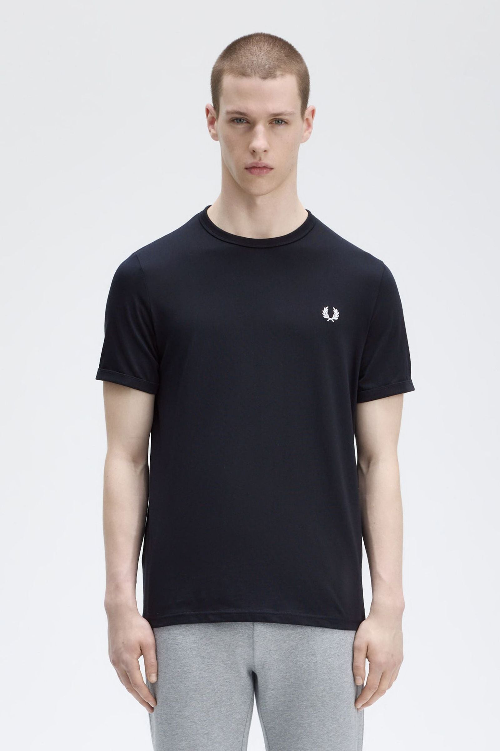 Fred Perry M3519 Ringer T-Shirt Navy