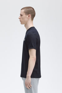 Fred Perry M3519 Ringer T-Shirt Navy - Supermen.dk