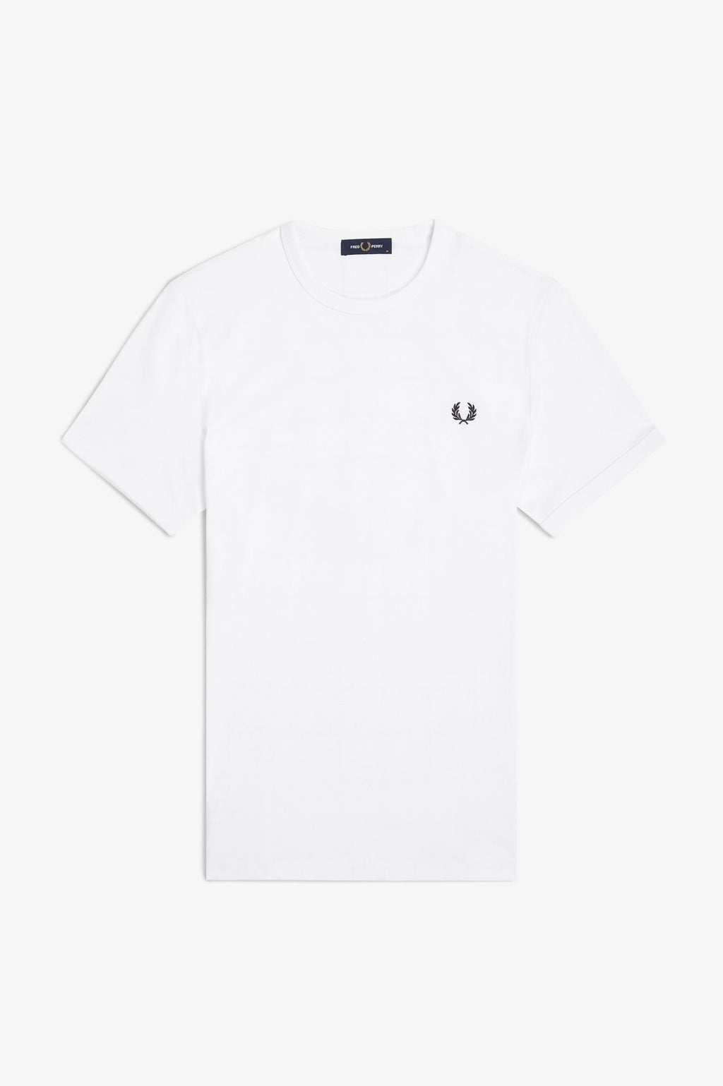 Fred Perry M3519 Ringer T-Shirt white - Supermen.dk