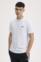Fred Perry M3519 Ringer T-Shirt white - Supermen.dk