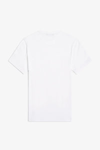 Fred Perry M3519 Ringer T-Shirt white - Supermen.dk