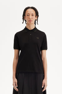 Fred Perry M3600 Black / Court Green / Court Green - Supermen.dk