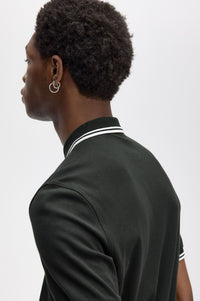 Fred Perry M3600 Night Green / Snow White / Snow White - Supermen.dk