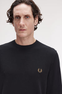 Fred Perry Pique Stitch Jumper - Supermen.dk