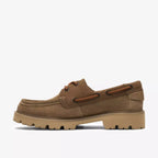 Clarks Cleyhill Boat - Dark Sand Combination