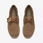 Clarks Cleyhill Boat - Dark Sand Combination
