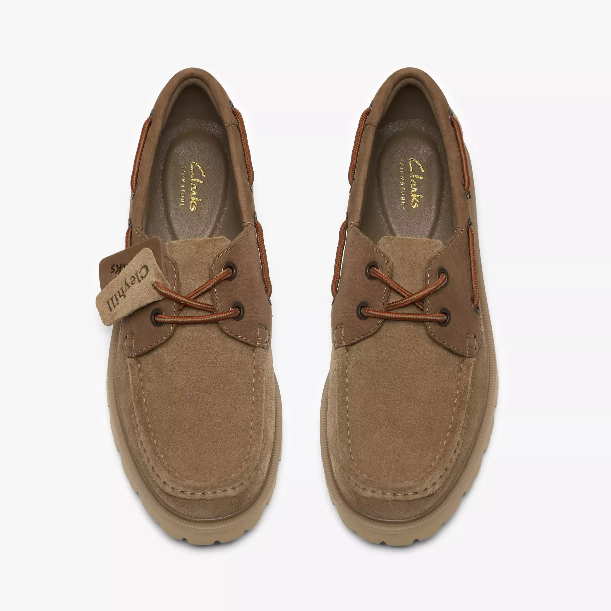 Clarks Cleyhill Boat - Dark Sand Combination
