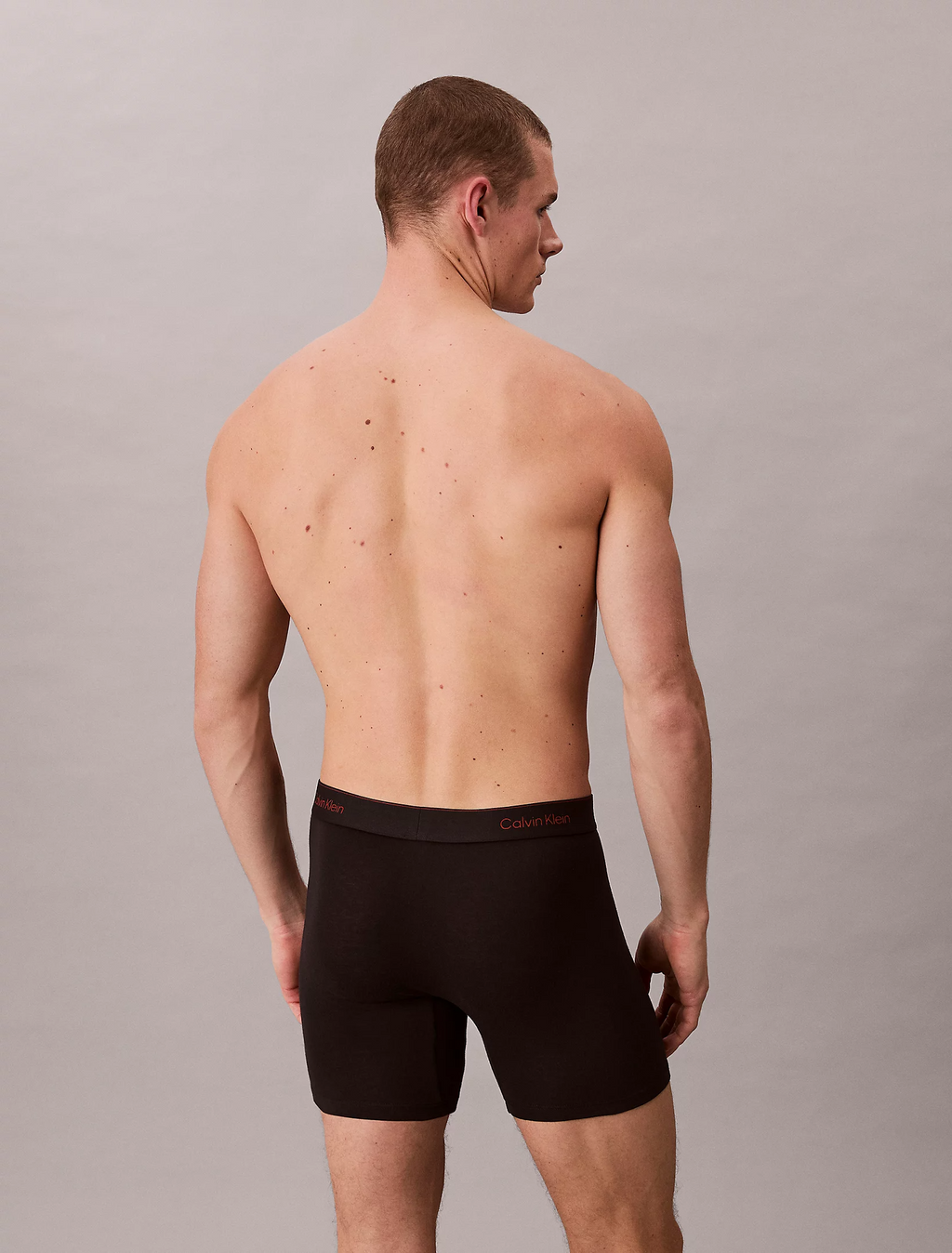 3 Pack Boxer Briefs - Icon Cotton Stretch - Black w/ Chalk logo/Black w/ Currie