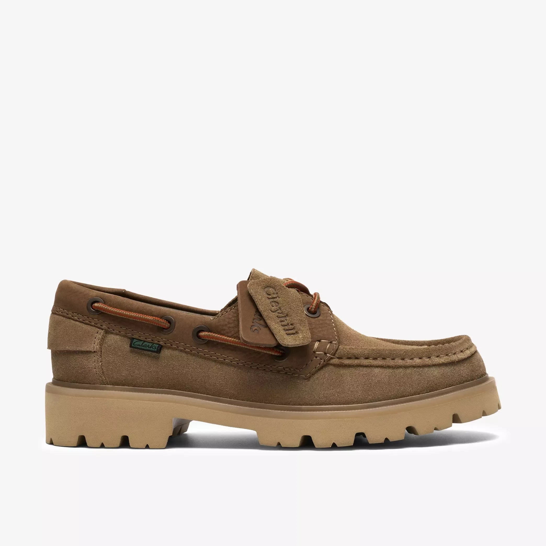 Clarks Cleyhill Boat - Dark Sand Combination