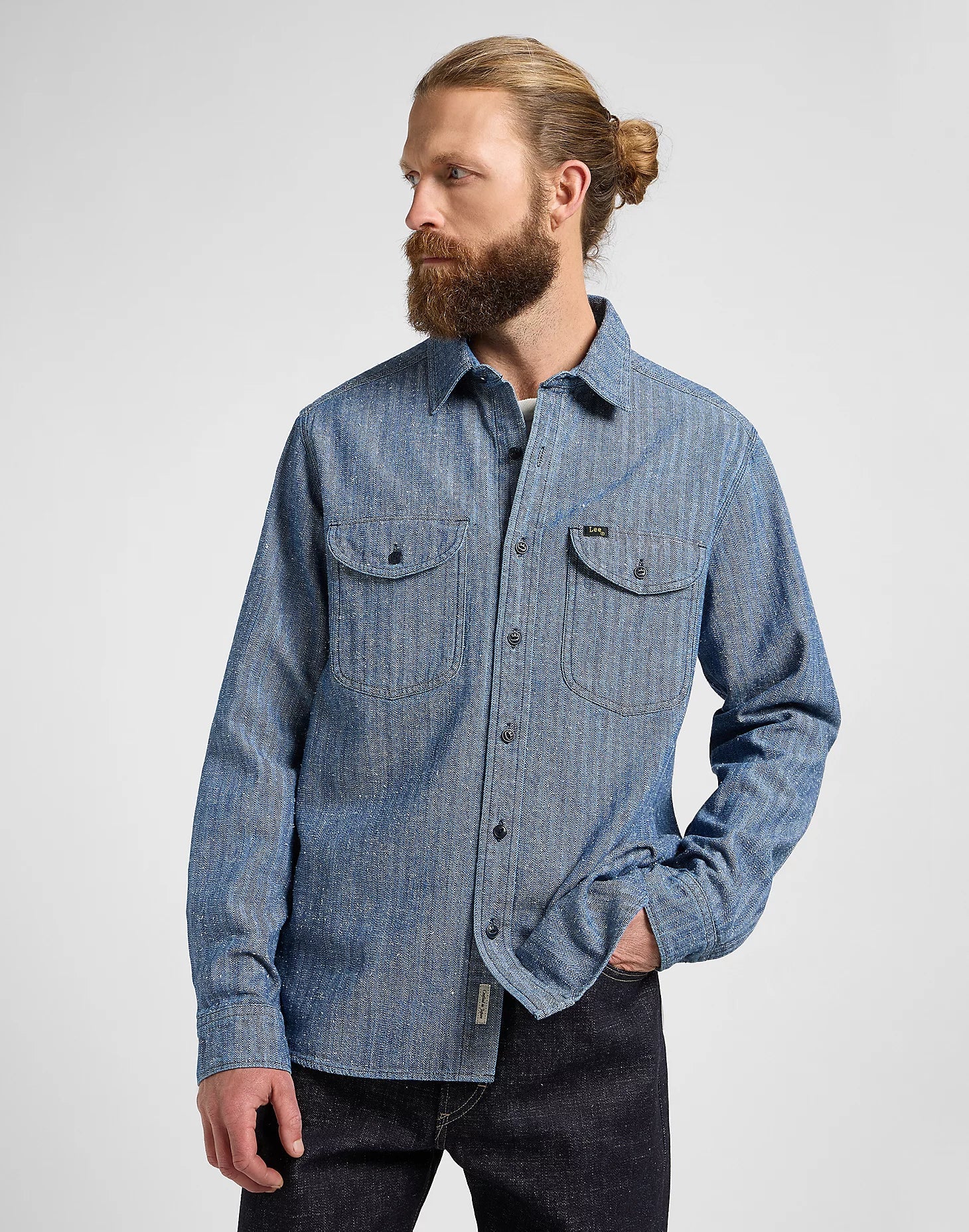 LEE 101 Heritage Workwear Relaxed Shirt - Supermen.dk