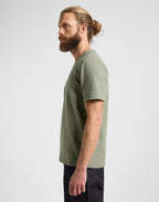 LEE 101 Regular Core Tee Olive Stone - Supermen.dk