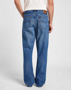 LEE Asher Loose jeans i Waterscape mellemblå set bagfra