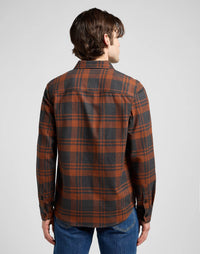 LEE Regular Leesure Shirt Copper - Supermen.dk