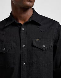 LEE Regular Western Shirt Black - Supermen.dk