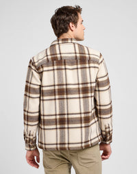 LEE Relaxed Overshirt Arabica Plaid - Supermen.dk
