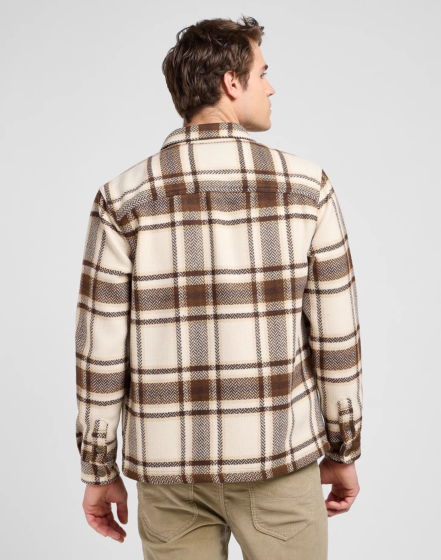 LEE Relaxed Overshirt Arabica Plaid - Supermen.dk