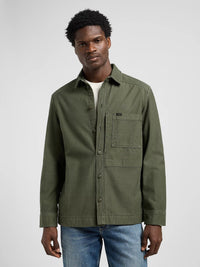 LEE Relaxed Paneled Overshirt - Supermen.dk
