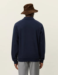 Les Deux Ben Polo Piqué Sweatshirt - Supermen.dk