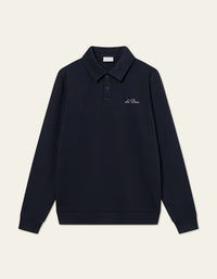 Les Deux Ben Polo Piqué Sweatshirt - Supermen.dk
